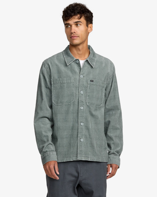 RVCA Adams Overshirt-Lead XL | RVCA |