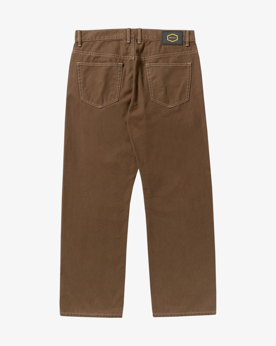 RVCA Dayshift 5 Pocket Canvas Trousers-Bombay Brown | RVCA | Trousers - Northshore Newquay - Surf/Skate