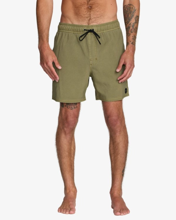 RVCA Pigment 16" Shorts-Blue Martini Olive | RVCA | - Northshore Newquay - Surf/Skate Shop