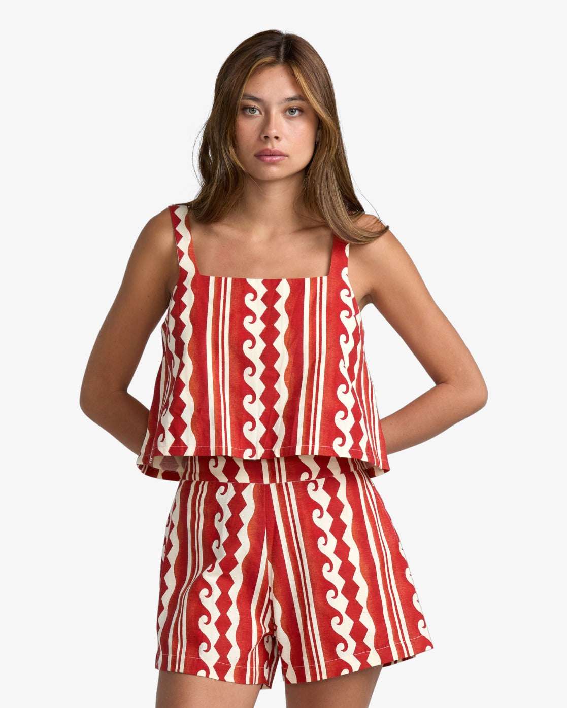 RVCA Baker Top-Pepper Red | RVCA | Tank top