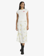 RVCA Annika Midi Skirt-White | RVCA | - Northshore Newquay - Surf/Skate Shop
