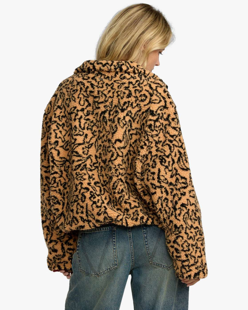 RVCA Oh Hush Sherpa Jacket-Ochre | RVCA | Jacket - Northshore Newquay - Surf/Skate