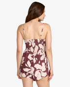 RVCA Women's Sienna Romper-Terra brown | RVCA | - Northshore Newquay - Surf/Skate Shop