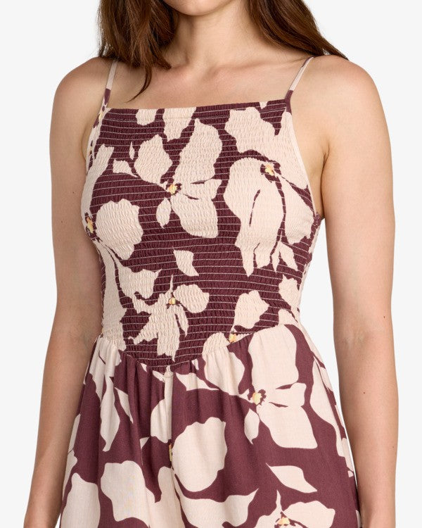 RVCA Women's Sienna Romper-Terra brown | RVCA | - Northshore Newquay - Surf/Skate Shop