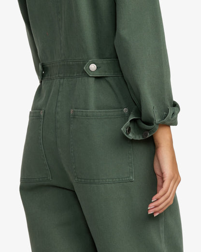 RVCA Dayshift Boiler Suit-Fir Green | RVCA |