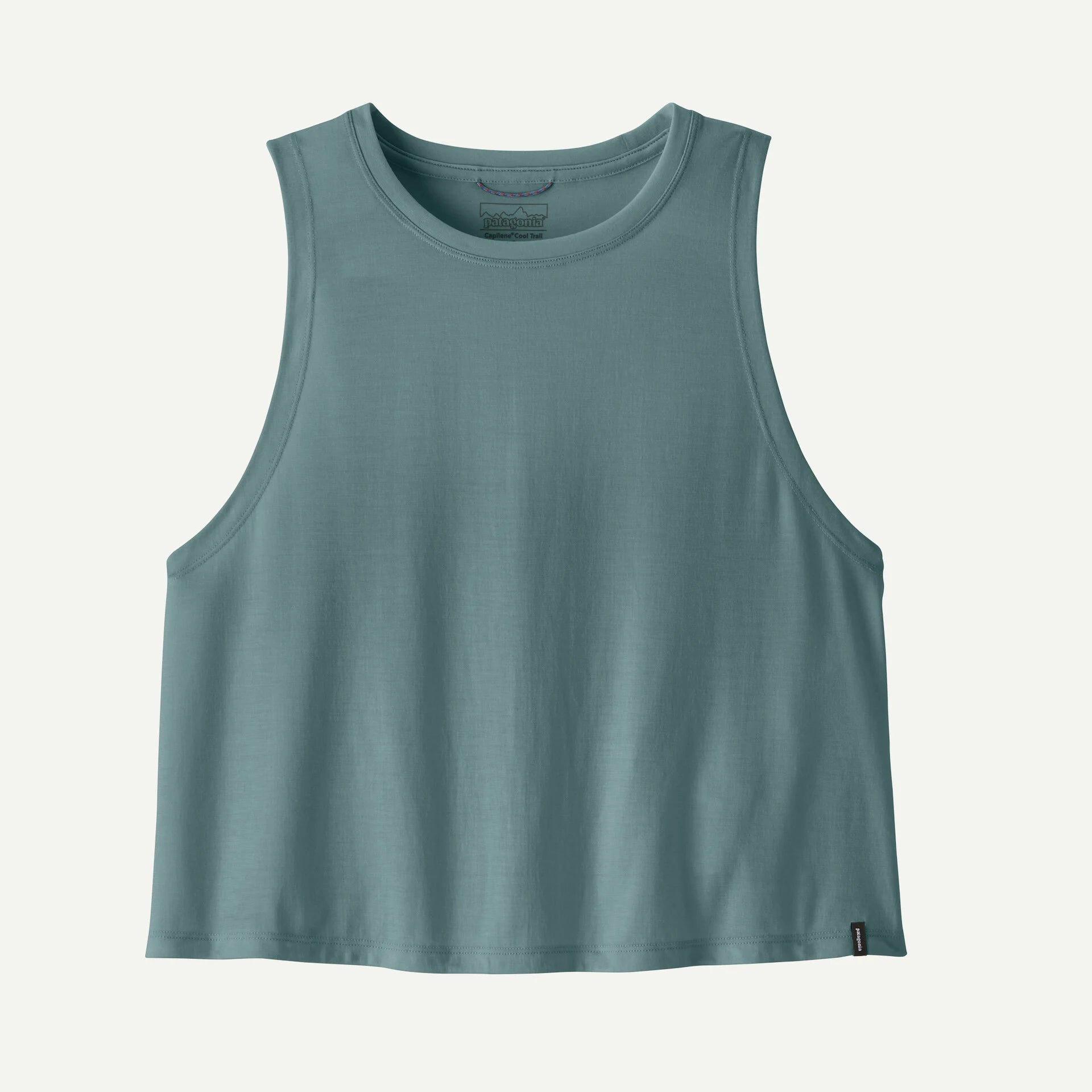 Patagonia Women's Capilene® Cool Trail Cropped Tank Top-Blue Sage XL | Patagonia | - Northshore Newquay - Surf/Skate Shop