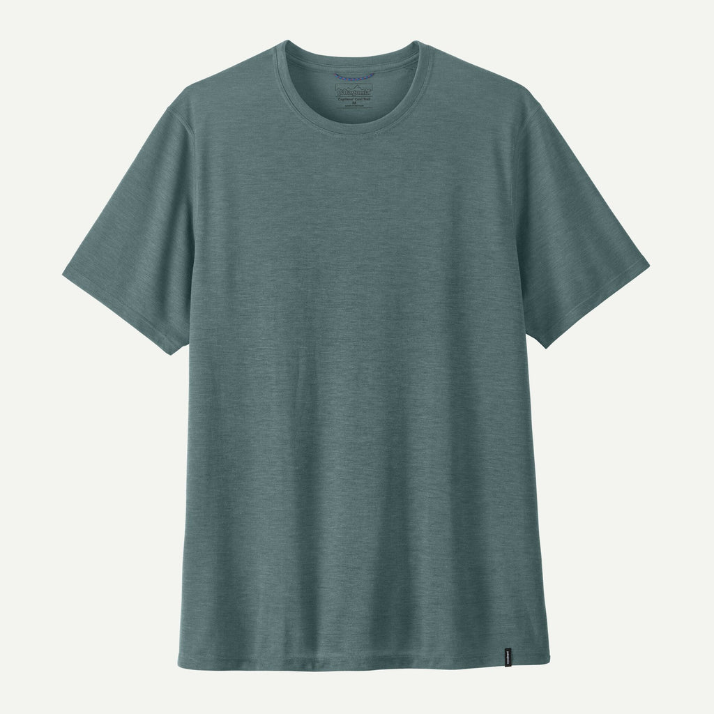 Patagonia Men's Capilene® Cool Trail Shirt-Blue Sage | Patagonia | T Shirt - Northshore Newquay - Surf/Skate Shop
