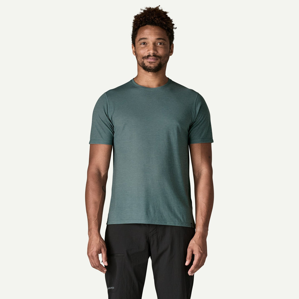 Patagonia Men's Capilene® Cool Trail Shirt-Blue Sage | Patagonia | T Shirt - Northshore Newquay - Surf/Skate Shop
