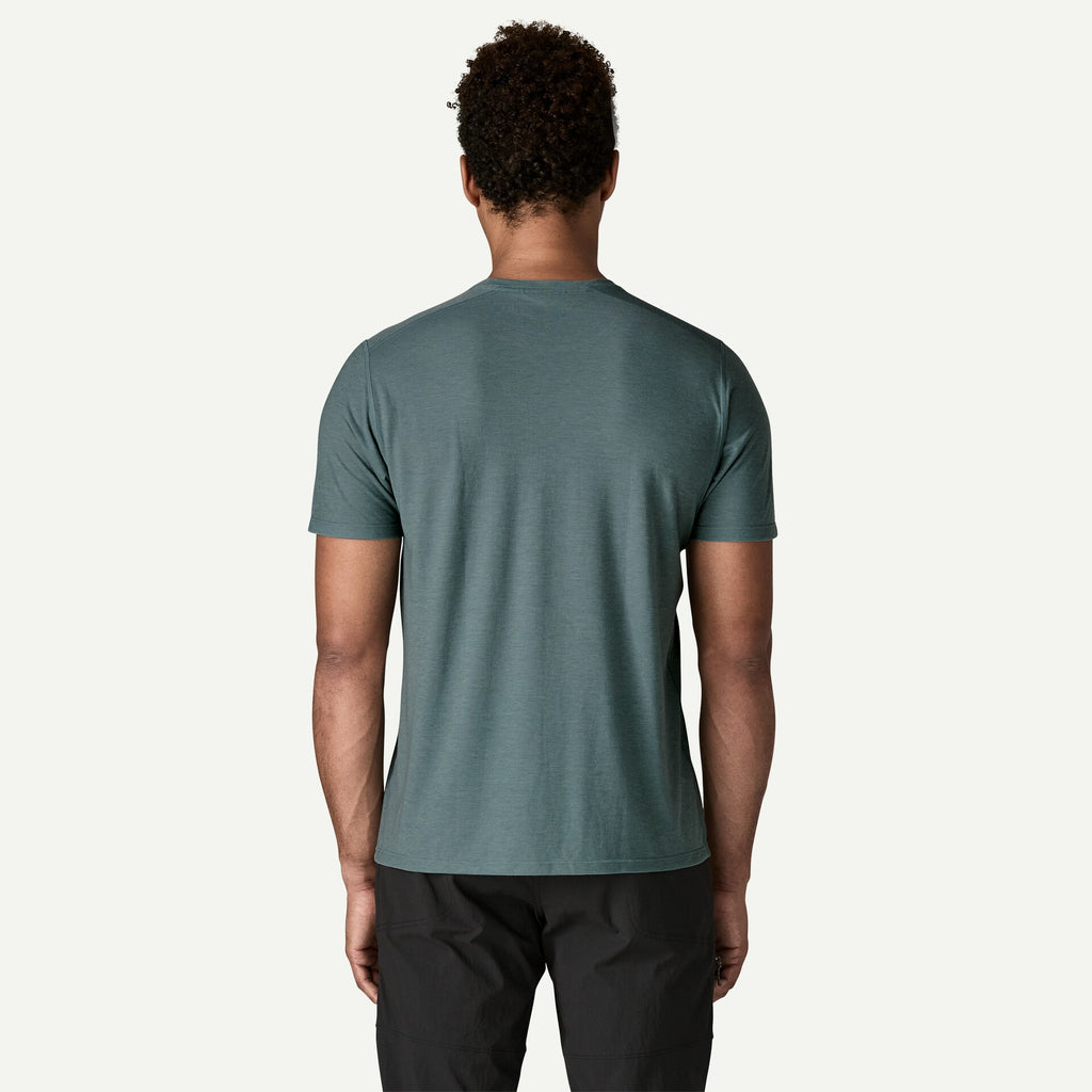 Patagonia Men's Capilene® Cool Trail Shirt-Blue Sage | Patagonia | T Shirt - Northshore Newquay - Surf/Skate Shop
