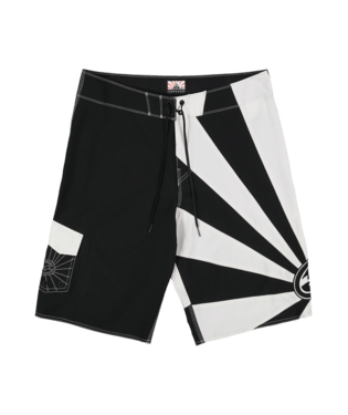 Billabong Andy Irons Rising Sun Boardshorts-Black/White | Billabong | - Northshore Newquay - Surf/Skate Shop