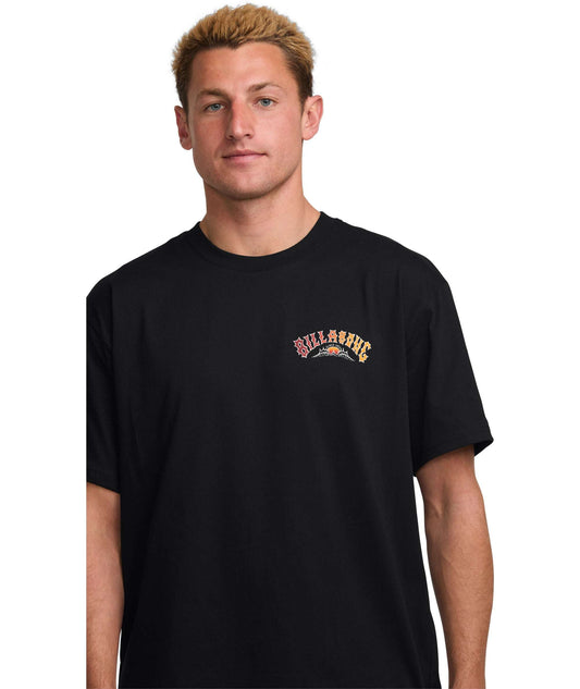 Billabong Throwback Regular Tshirt- Black | Billabong | T Shirt