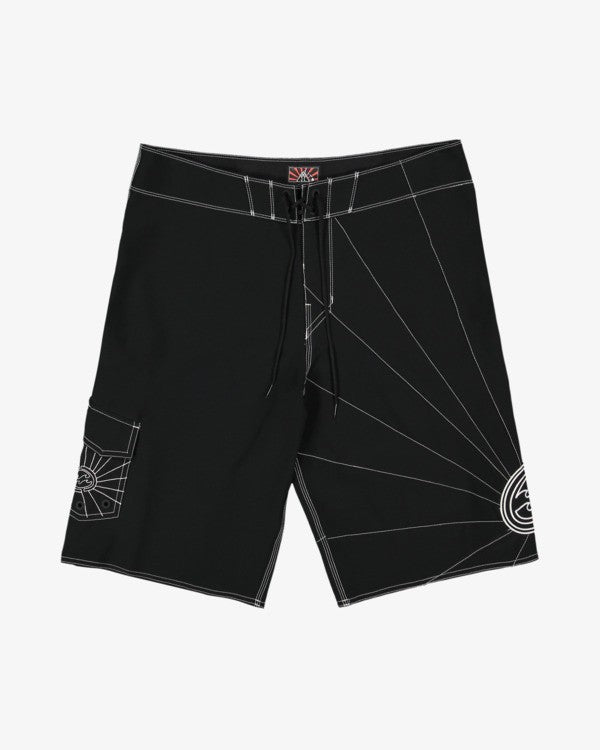 Billabong Andy Irons Rising Sun Boardshorts-Black