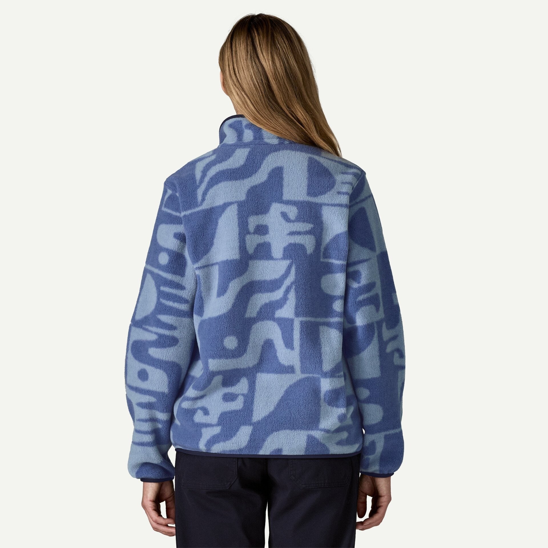 Patagonia Women's Lightweight Synchilla® Snap-T® Fleece Pullover-Mother Tree: Barnacle Blue | Patagonia | Fleece