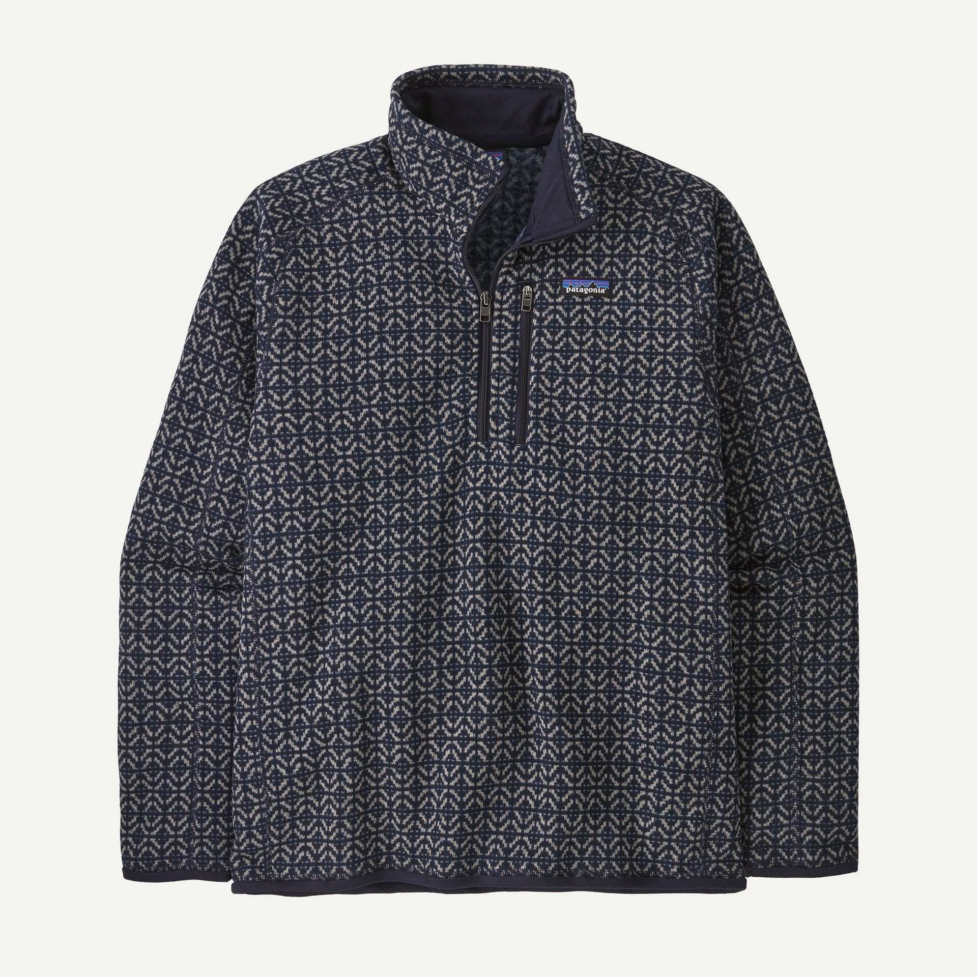 Patagonia Men's Better Sweater™ 1/4-Zip Fleece-Scales-Sunken Blue | Patagonia | Fleece - Northshore Newquay - Surf/Skate