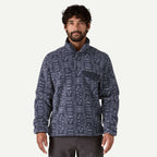 Patagonia Men's Lightweight Synchilla® Snap-T® Fleece Pullover-Flow: Sunken Blue | Patagonia | Fleece - Northshore Newquay - Surf/Skate