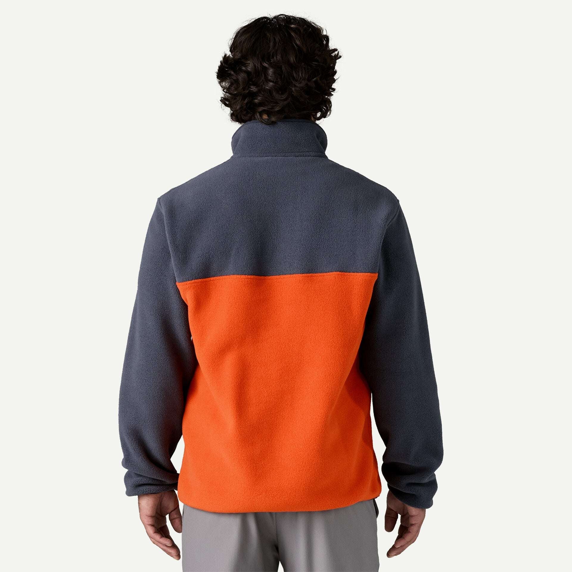 Patagonia Men's Lightweight Synchilla® Snap-T® Fleece Pullover-Pollinator Orange | Patagonia |