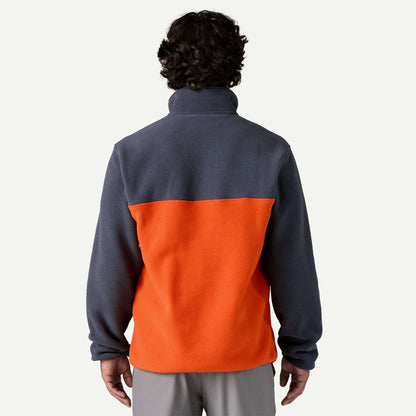 Patagonia Men's Lightweight Synchilla® Snap-T® Fleece Pullover-Pollinator Orange | Patagonia |