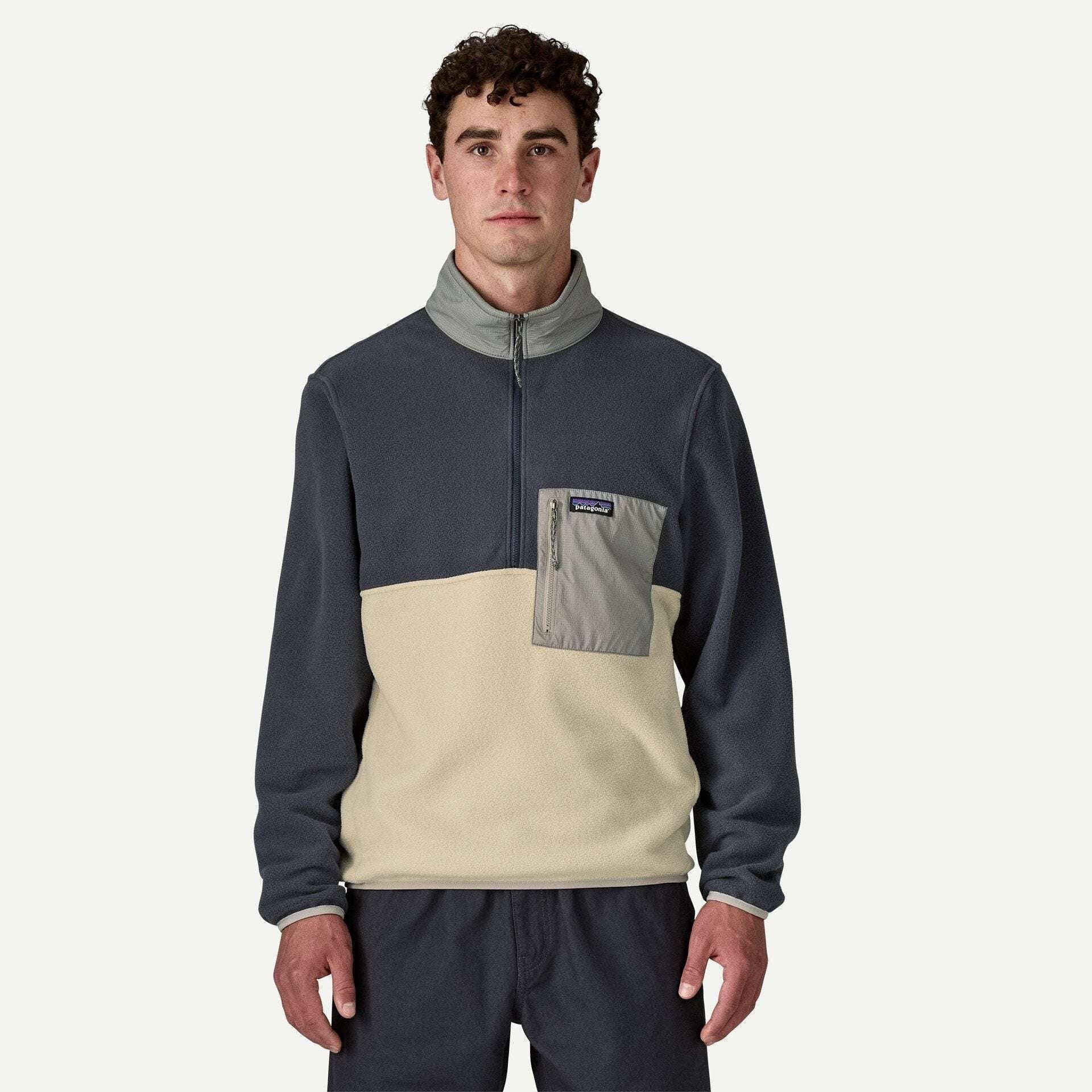 Patagonia Men's Microdini 1/2-Zip Fleece Pullover-Pelican | Patagonia | Fleece - Northshore Newquay - Surf/Skate