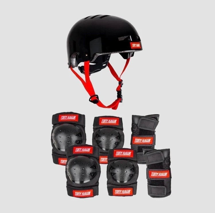 Tony Hawk Signature Series Kids Helmet and Pad Set | Tony hawk | - Northshore Newquay - Surf/Skate Shop