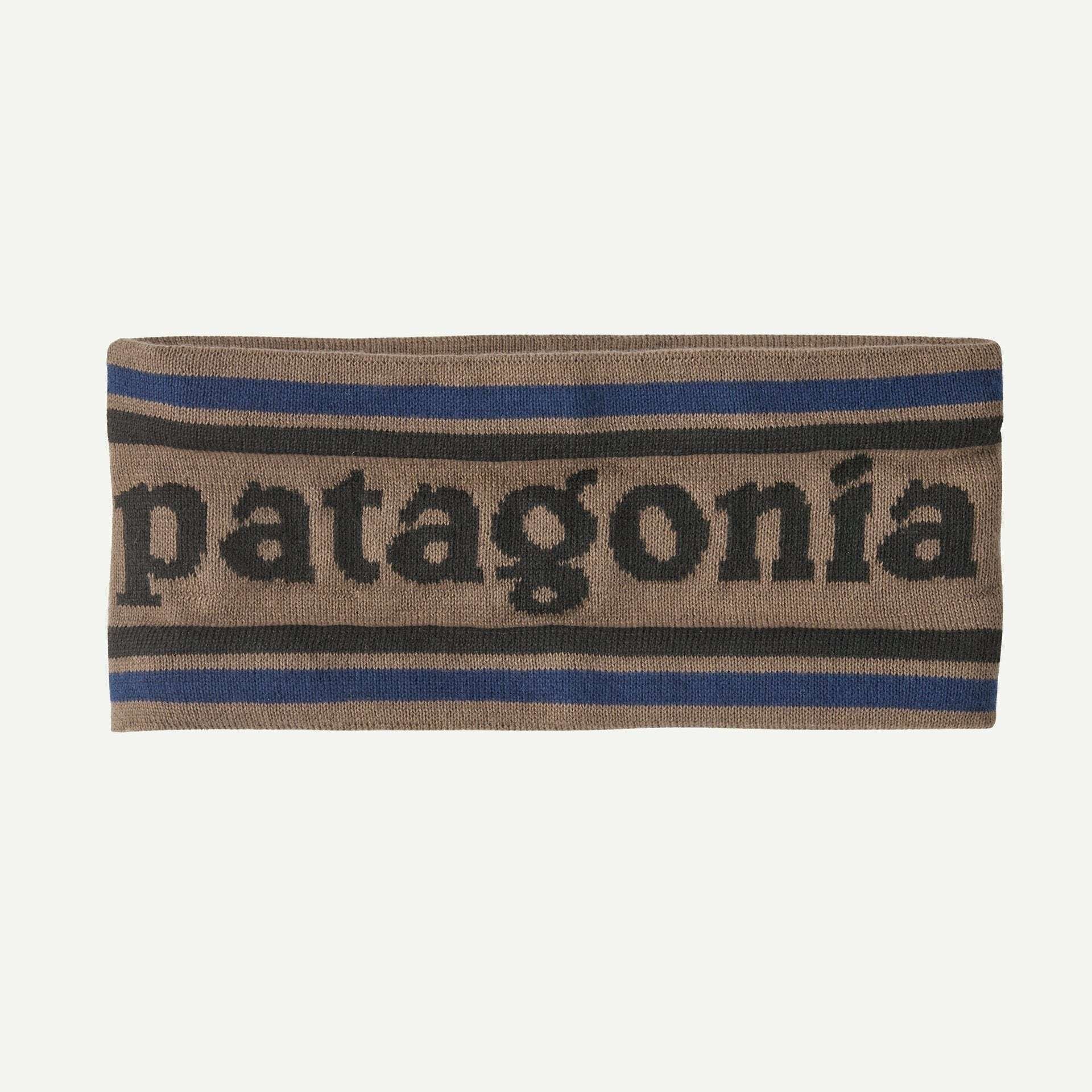 Patagonia Powder Town Headband Park Stripe: Marlow Brown | Patagonia | headwear - Northshore Newquay - Surf/Skate