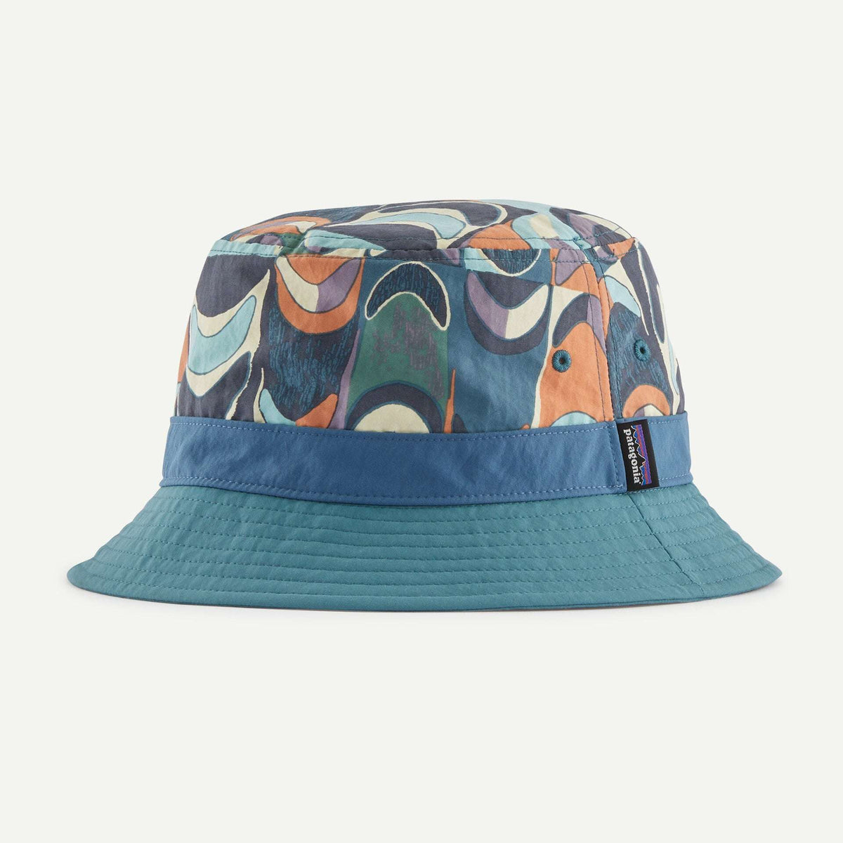 Patagonia Wavefarer™ Bucket Hat-Swallowtail Geo: Still Blue | Patagonia | Bucket hat - Northshore Newquay - Surf/Skate Shop