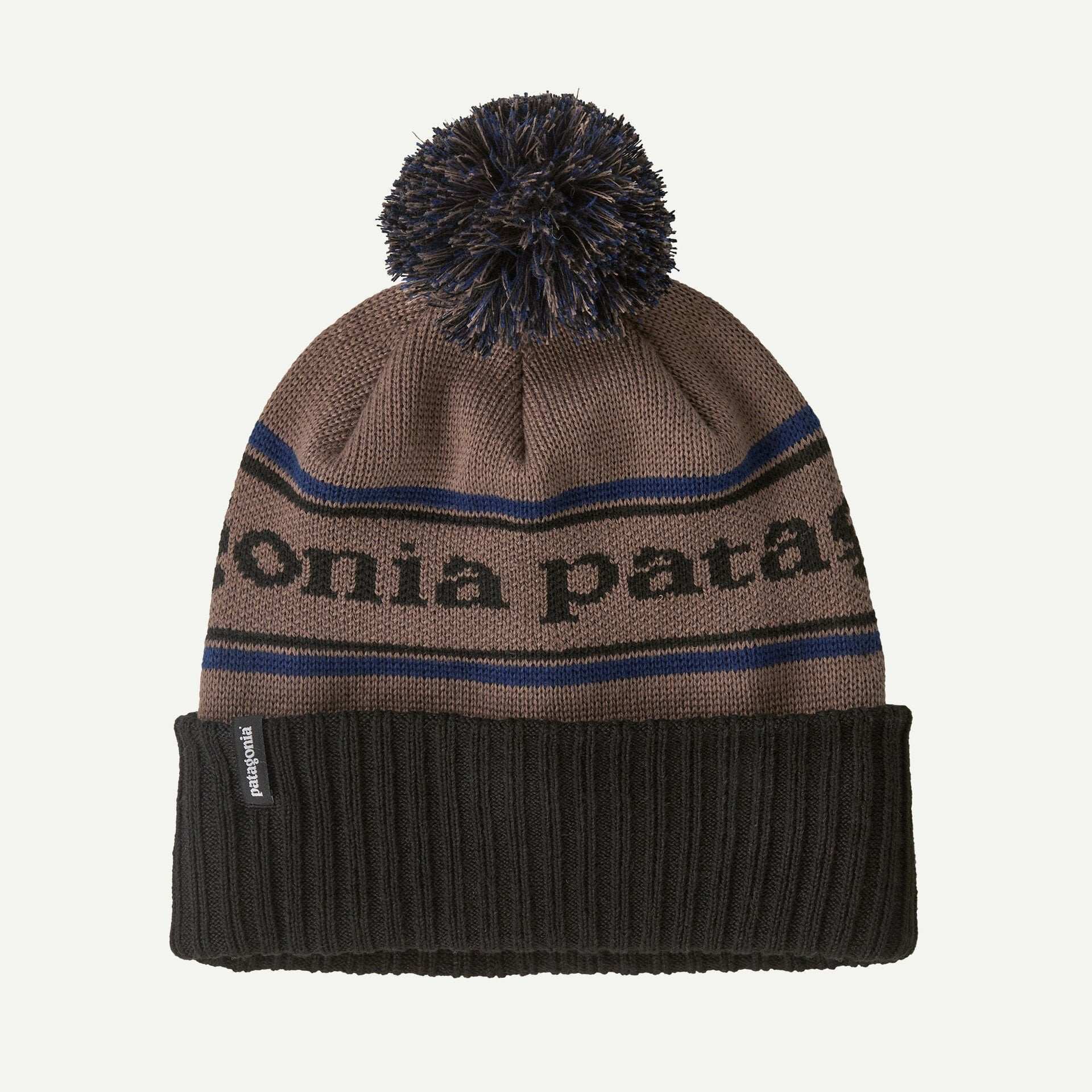 Patagonia Powder Town Beanie Park Stripe: Marlow Brown | Patagonia | - Northshore Newquay - Surf/Skate