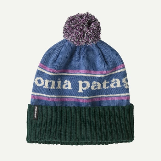 Patagonia Powder Town Beanie Park Stripe: Barnacle Blue | Patagonia | - Northshore Newquay - Surf/Skate