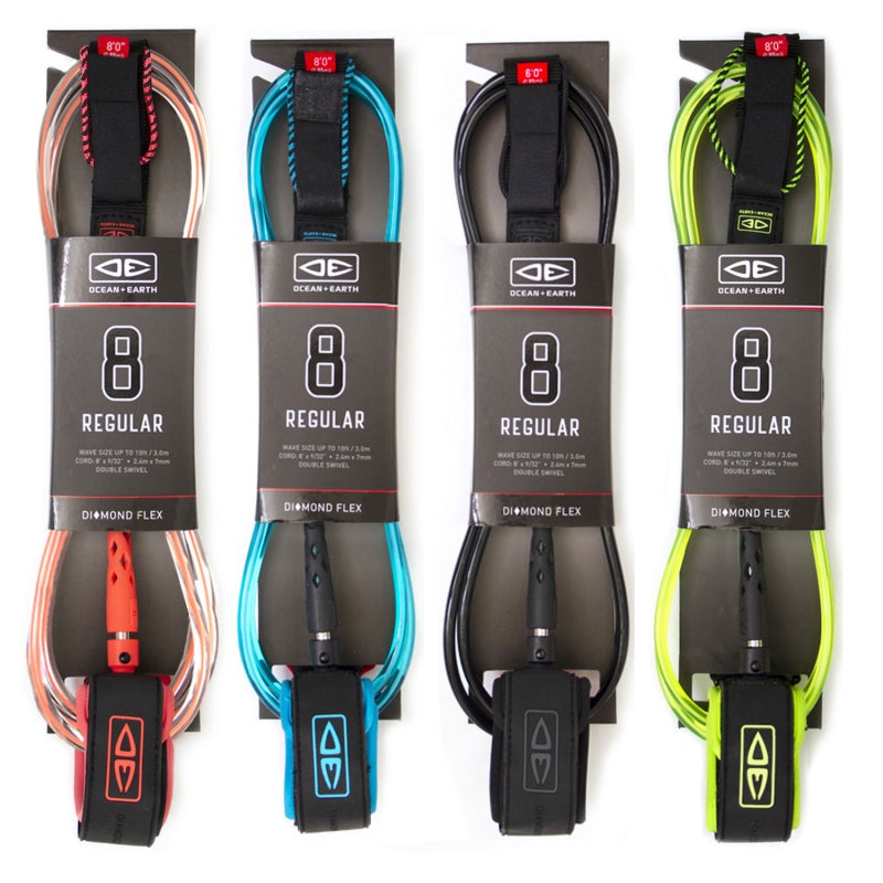 Ocean and Earth Regular Surfboard Leash 8ft | Ocean & Earth | - Northshore Newquay - Surf/Skate Shop