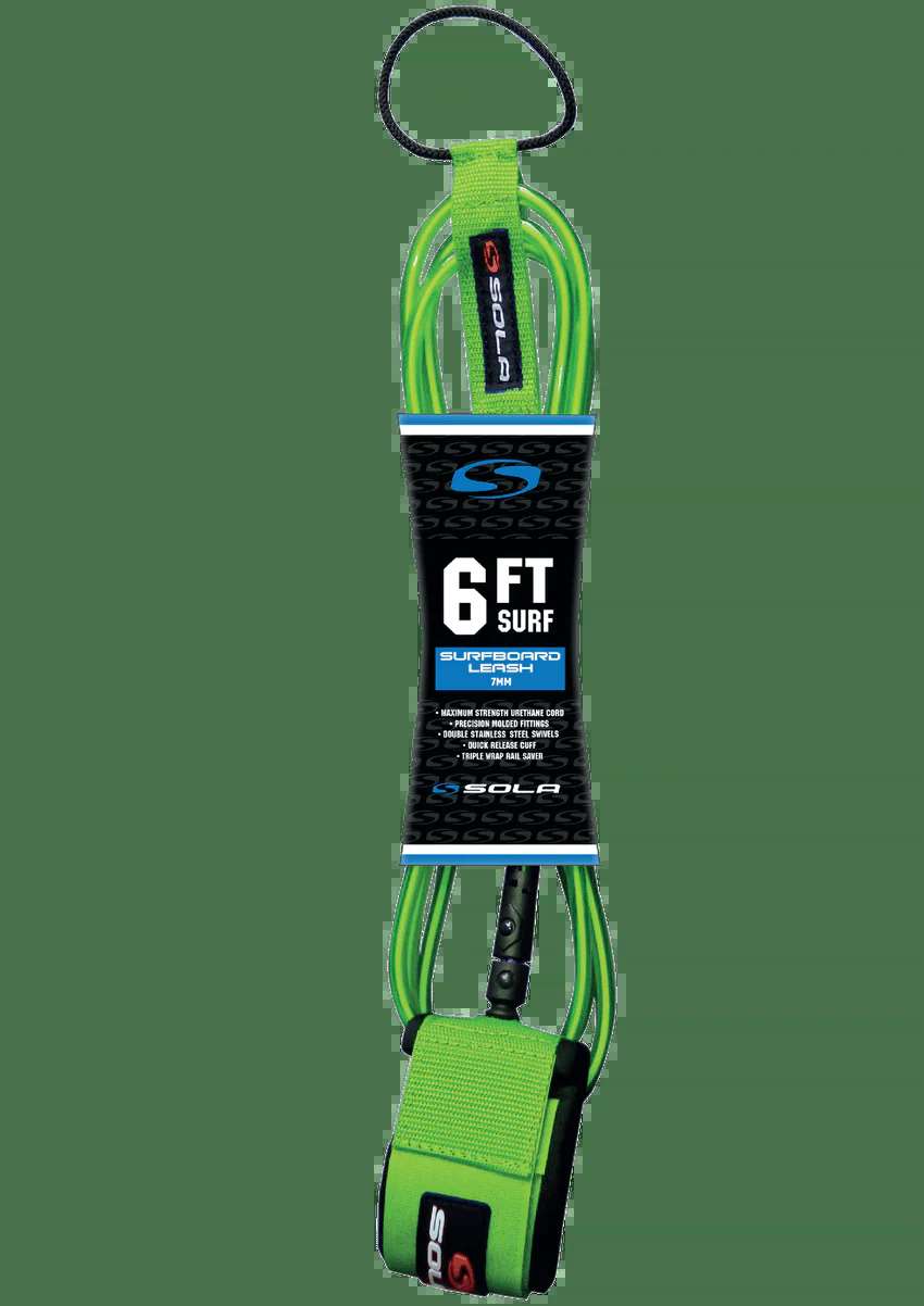 Sola 6ft 7mm surfboard leash | Sola |