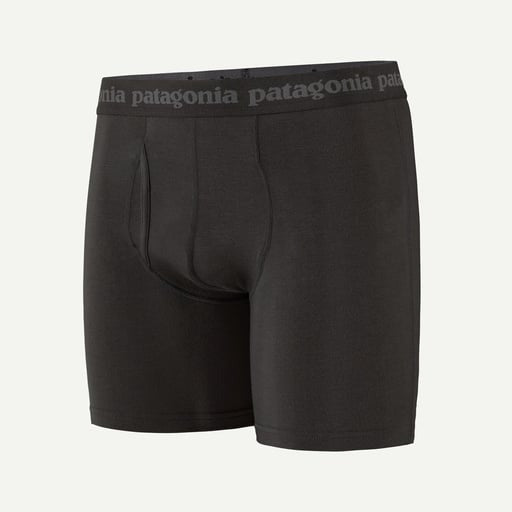 Patagonia Men's Essential Boxer Briefs - 6"-Black | Patagonia | underwear