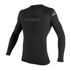 O'Neill Basic Skins L/S Rash Vest - Black | O'neill | - Northshore Newquay - Surf/Skate Shop