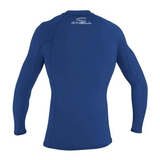 O'Neill Basic Skins L/S Rash Vest - Pacific Blue | O'neill | - Northshore Newquay - Surf/Skate Shop