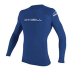 O'Neill Basic Skins L/S Rash Vest - Pacific Blue | O'neill | - Northshore Newquay - Surf/Skate Shop