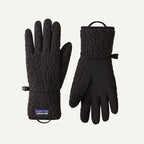 Patagonia Retro Pile Fleece Gloves-Black Large | Patagonia | - Northshore Newquay - Surf/Skate
