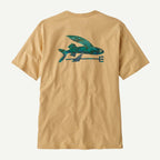Patagonia Men’s Flying Fish Responsibili-Tee®- Cliffs and Coves Conifer Green | Patagonia |