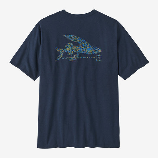 Patagonia Flying Fish Responsibilli - Tee - Tide Poll Blue | Patagonia |