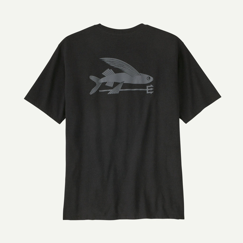 Patagonia Men's Flying Fish Responsibili-Tee®-Ink Black