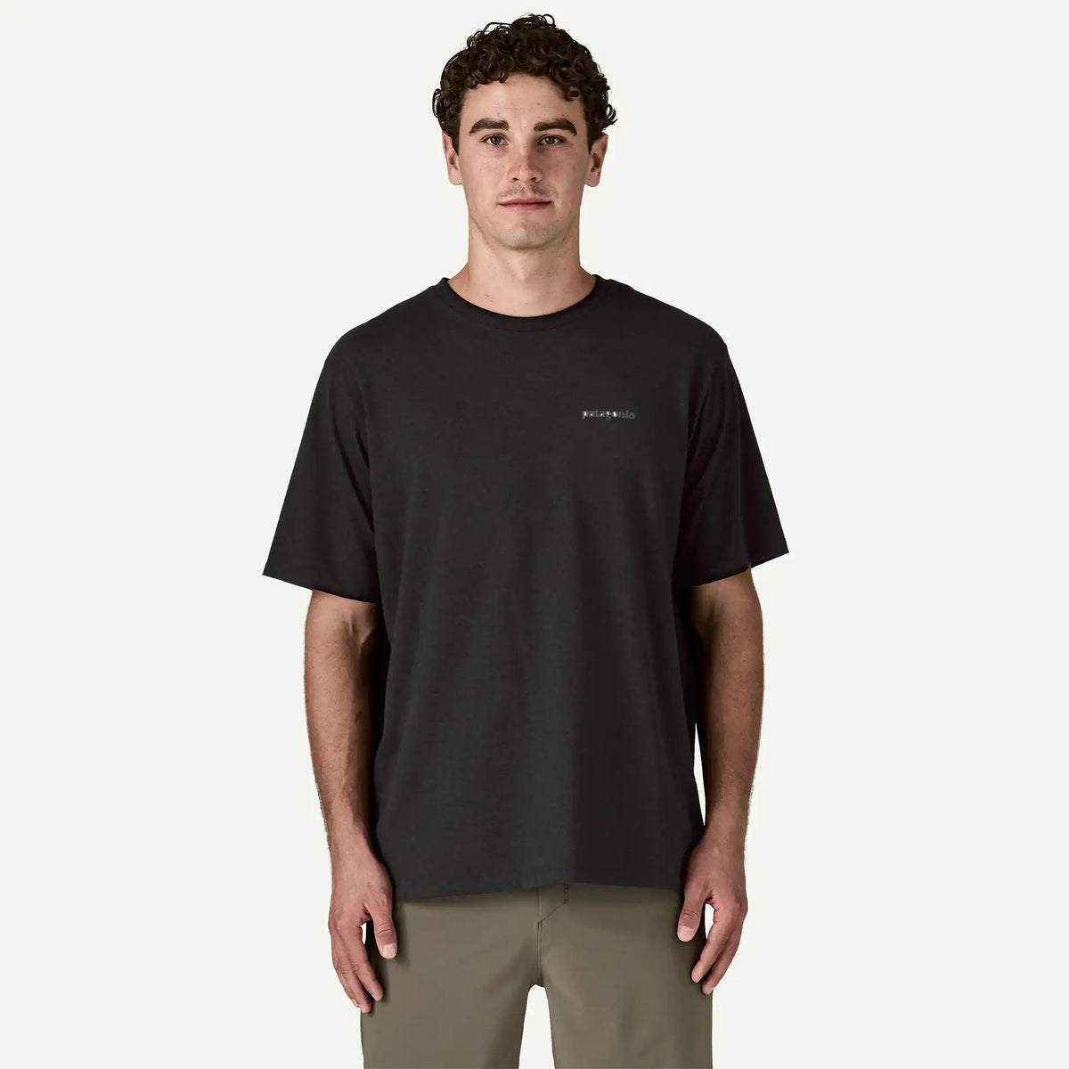 Patagonia Men's Flying Fish Responsibili-Tee®-Ink Black | Patagonia | - Northshore Newquay - Surf/Skate Shop