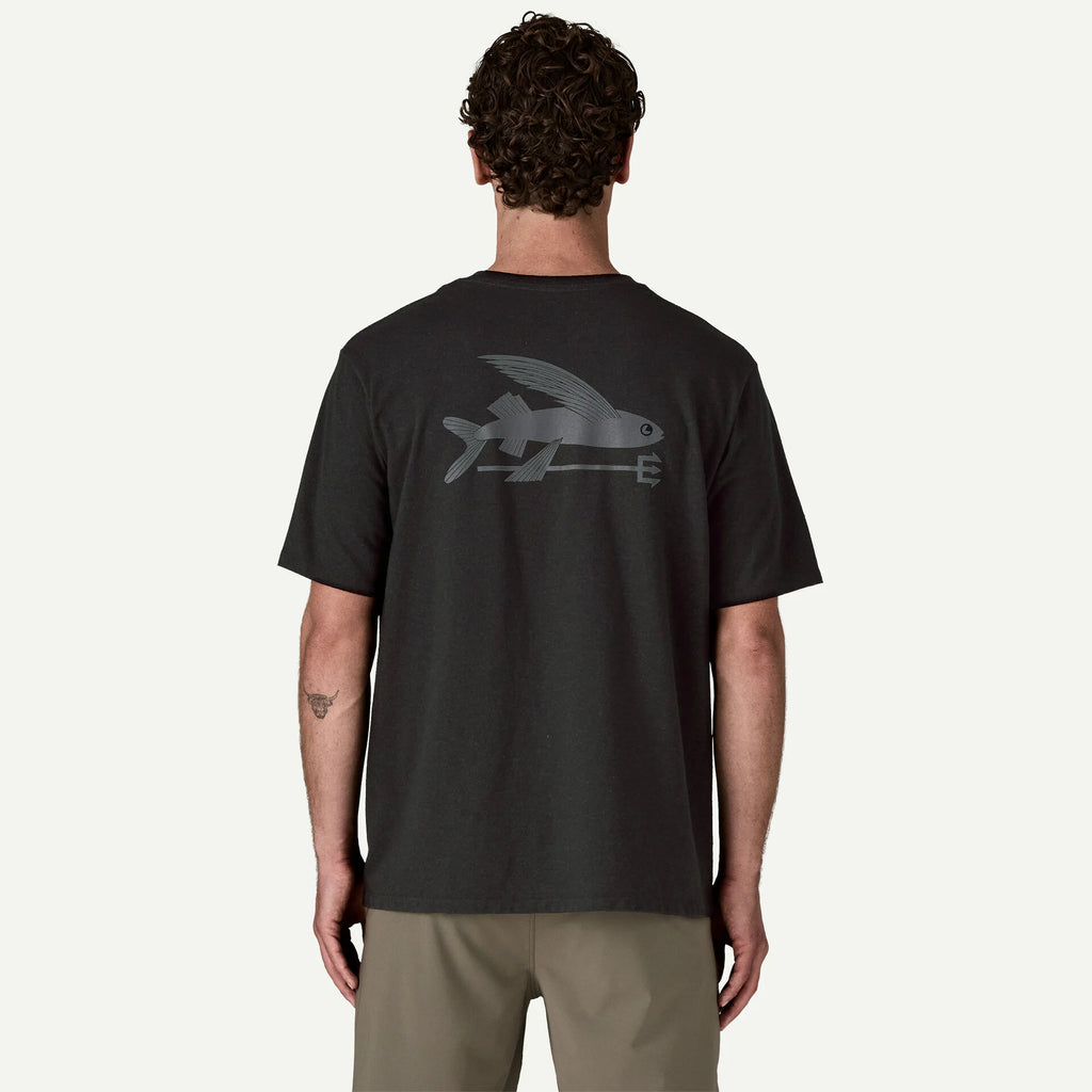Patagonia Men's Flying Fish Responsibili-Tee®-Ink Black