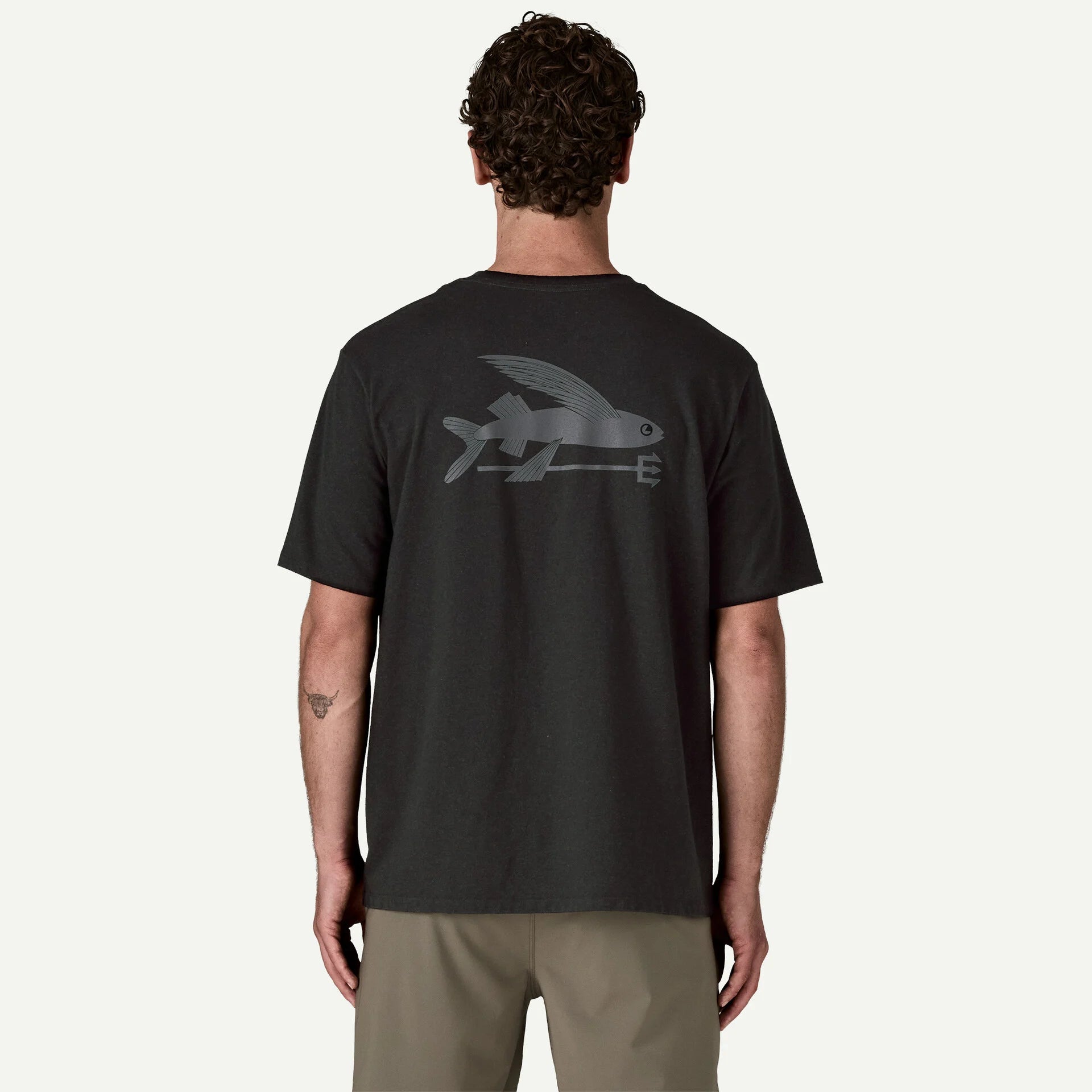 Patagonia Men's Flying Fish Responsibili-Tee®-Ink Black