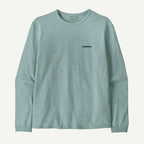 Patagonia Women's Long-Sleeved P-6 Logo Responsibili-Tee®- P-6 Outline: Virtually Blue XL | Patagonia | - Northshore Newquay - Surf/Skate