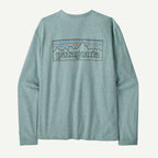 Patagonia Women's Long-Sleeved P-6 Logo Responsibili-Tee®- P-6 Outline: Virtually Blue | Patagonia | - Northshore Newquay - Surf/Skate