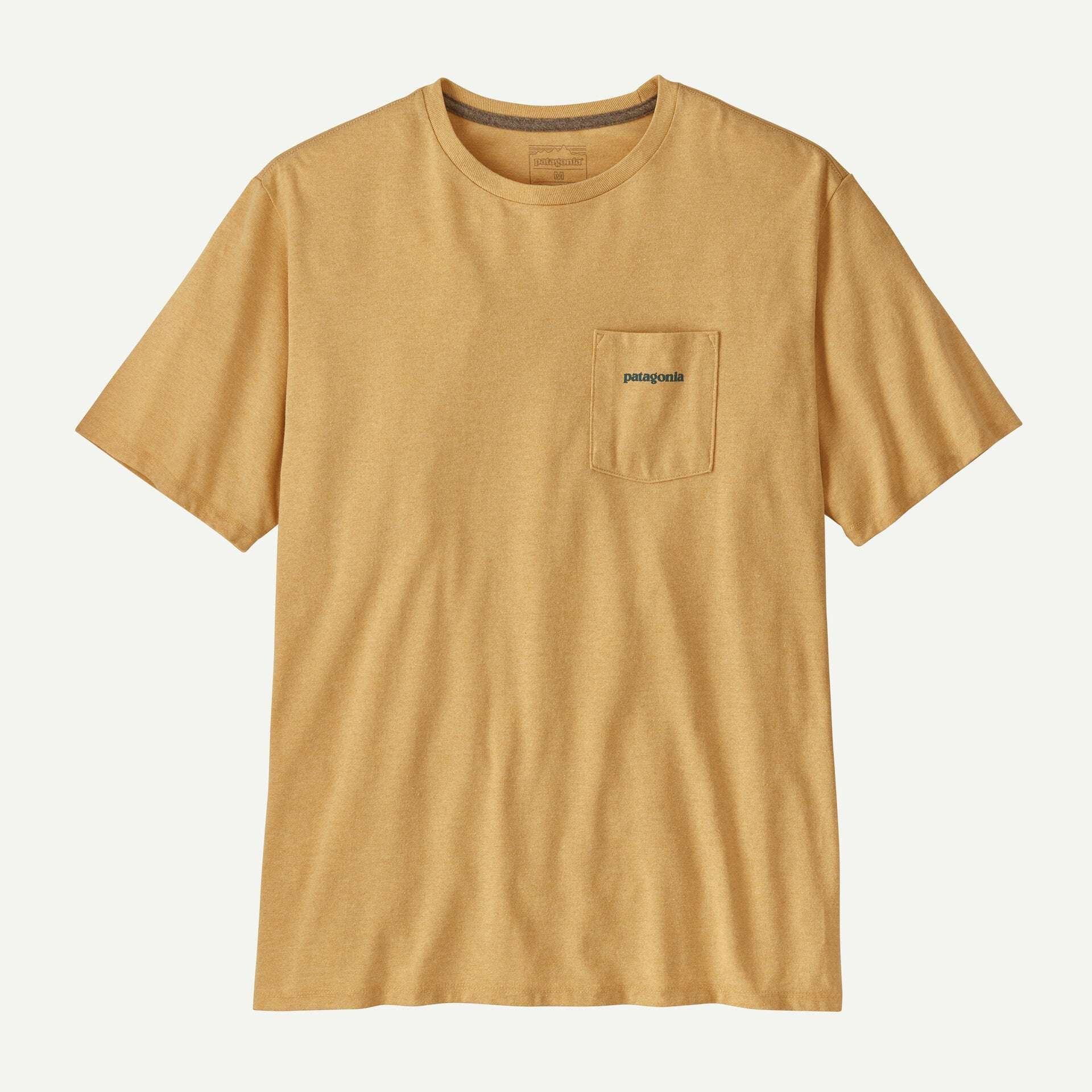 Patagonia Men's Boardshort Logo Pocket Responsibili-Tee®-Bees Wax Tan | Patagonia |