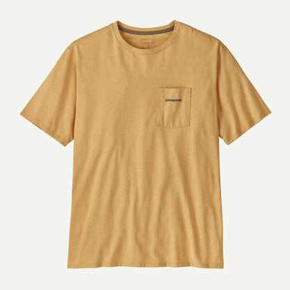 Patagonia Men's Boardshort Logo Pocket Responsibili-Tee®-Bees Wax Tan | Patagonia |