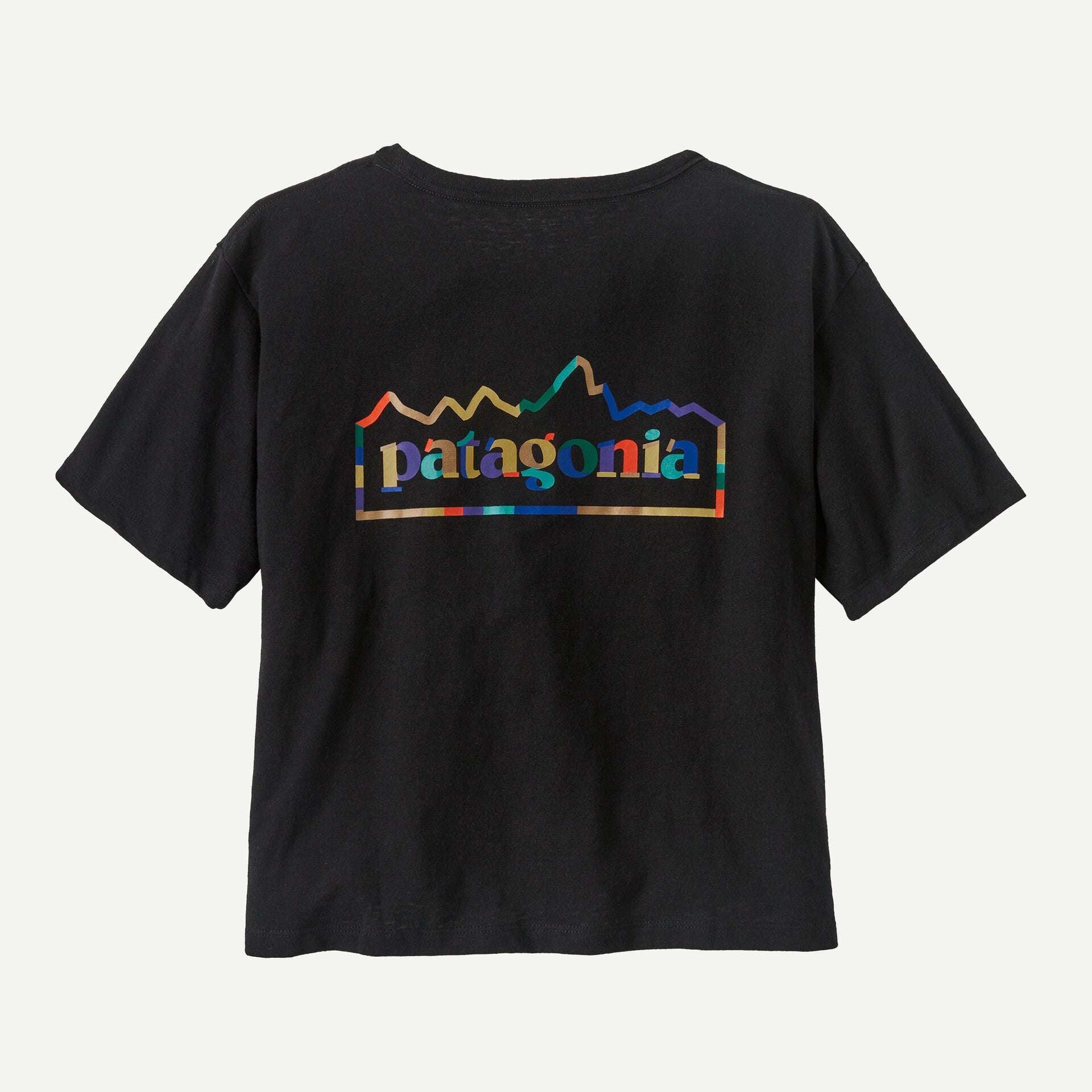 Patagonia Women's Unity Fitz Easy-Cut Responsibili-Tee-Black | Patagonia | - Northshore Newquay - Surf/Skate Shop