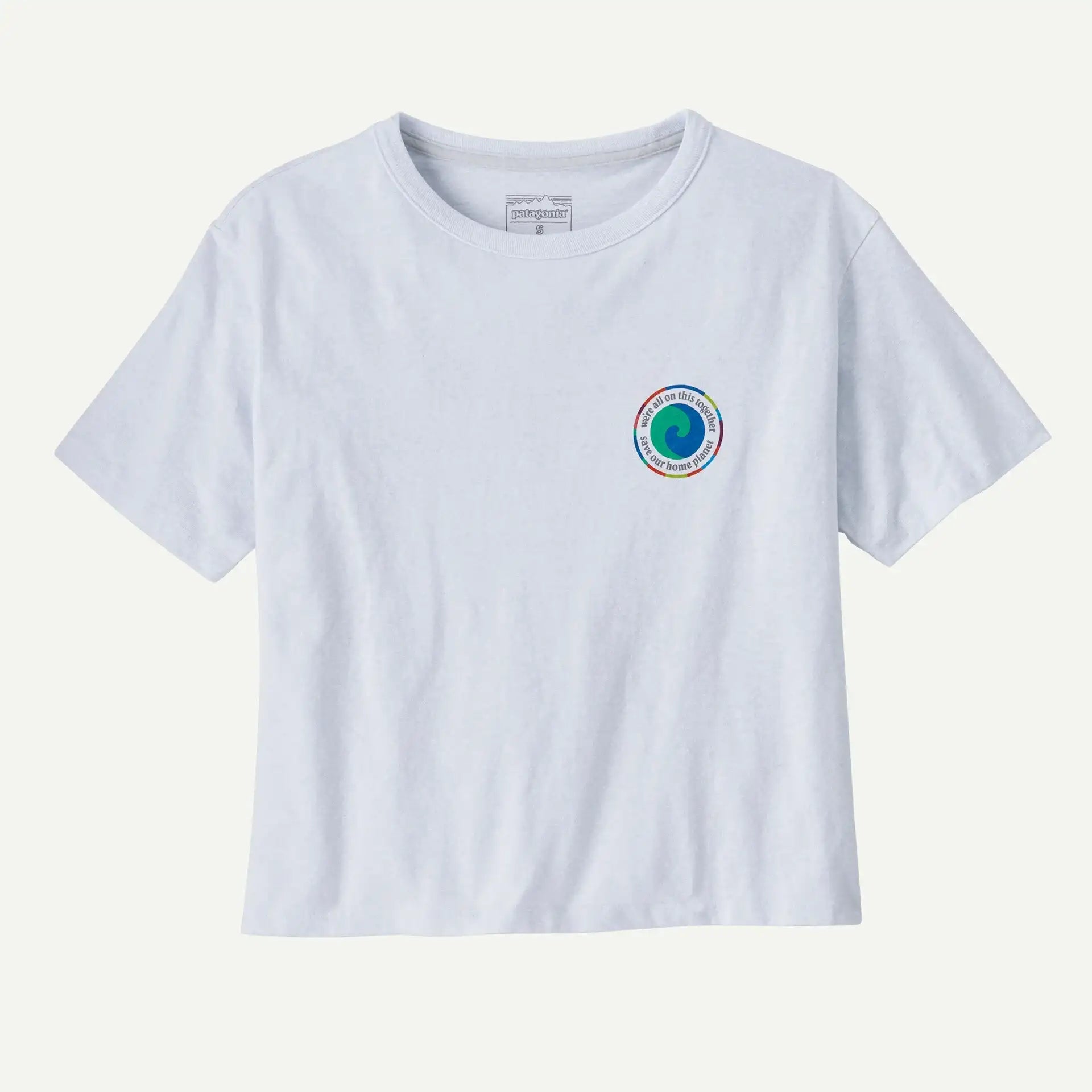 Patagonia Women's Unity Fitz Easy-Cut Responsibili-Tee-White | Patagonia | - Northshore Newquay - Surf/Skate Shop