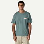Patagonia Men's '73 Skyline T-Shirt-Blue Sage | Patagonia | - Northshore Newquay - Surf/Skate Shop