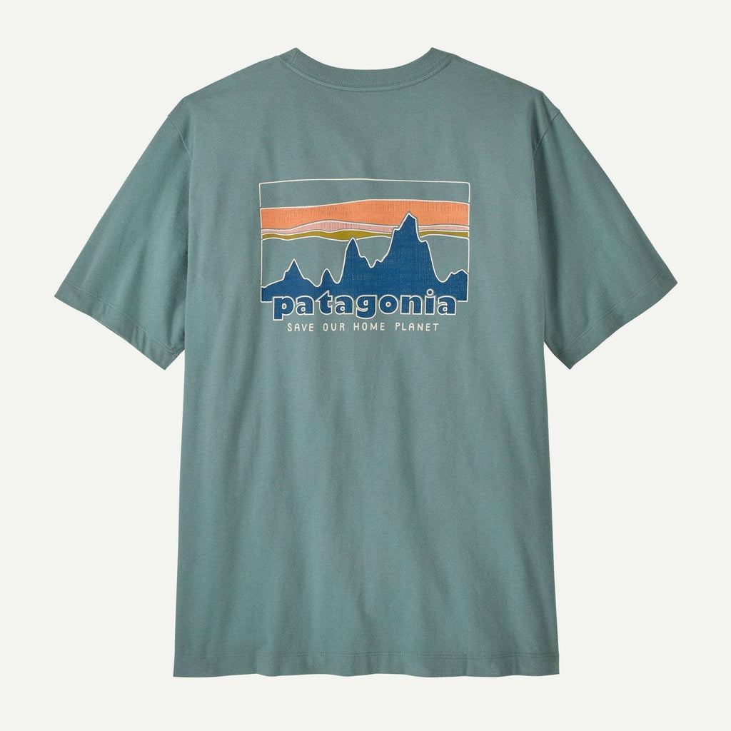 Patagonia Men's '73 Skyline T-Shirt-Blue Sage | Patagonia | - Northshore Newquay - Surf/Skate Shop