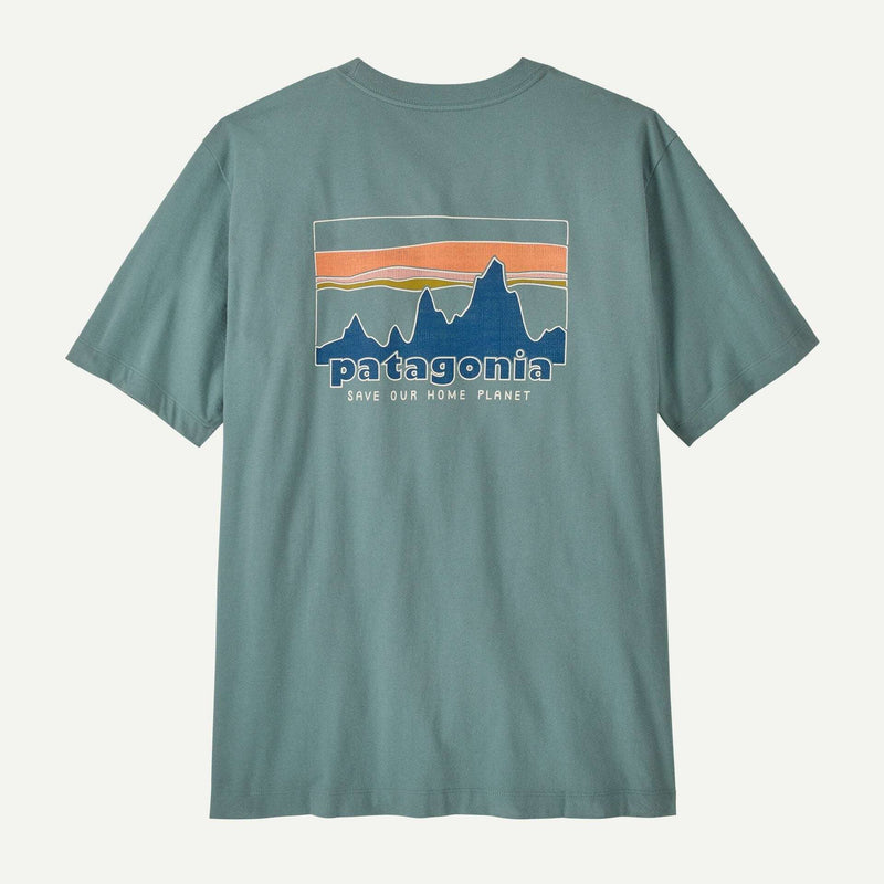 Patagonia Men's '73 Skyline T-Shirt-Blue Sage | Patagonia | - Northshore Newquay - Surf/Skate Shop