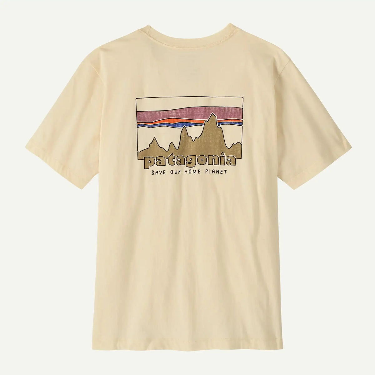 Patagonia Men's '73 Skyline T-Shirt-Undyed Natural | Patagonia | - Northshore Newquay - Surf/Skate Shop